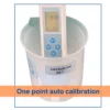Conductivity meter performing one-point auto calibration with 1413 μS/cm standard solution