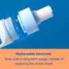 Tool-free replaceable EC electrode