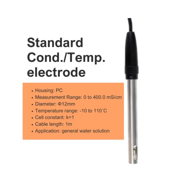 k=1 conductivity and temperature electrode