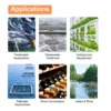 Dissolved oxygen meter used in aquaculture, wastewater treatment, hydroponics, wine fermentation, and environmental monitoring