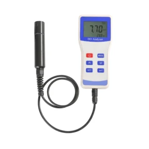 L111D05 handheld PPB dissolved oxygen meter with LCD screen and polarographic sensor