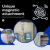 L111D05 meter mounted via magnetic attachment for hands-free dissolved oxygen testing