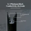 Platinum black EC electrode for L111M04 water conductivity meter with built-in temperature sensor