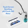 L111M09 benchtop pH conductivity DO meter with intuitive touch screen interface for multiparameter water testing