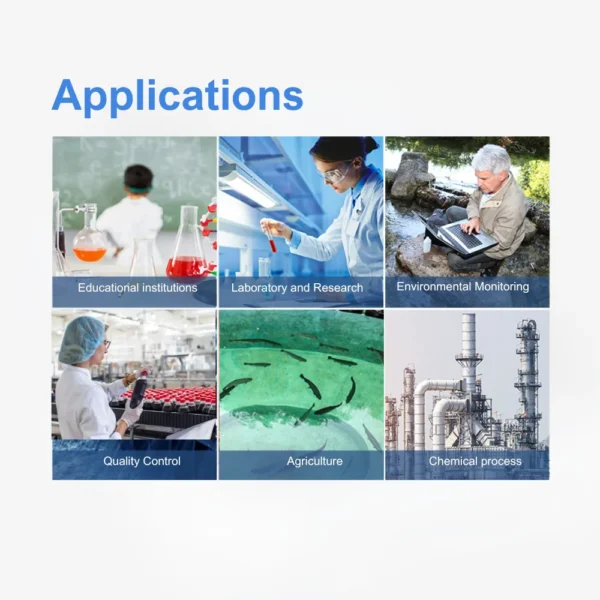 Applications of L111M09 lab pH meter conductivity and DO meter