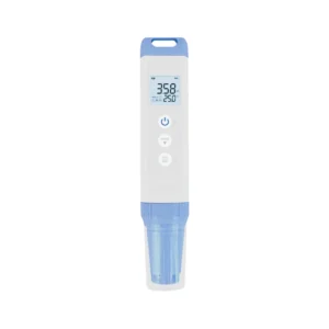 Pocket digital pH meter with LCD display, auto calibration and replaceable sensor