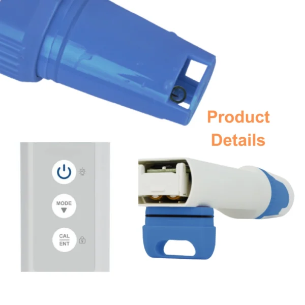 Bluetooth pH meter with simple control panel