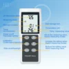 Function panel of portable pH meter for water