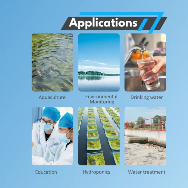 Laboinst pH meter used in aquaculture, drinking water, hydroponics, and lab testing