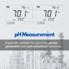 Precision pH measurement for power generation and petrochemical use