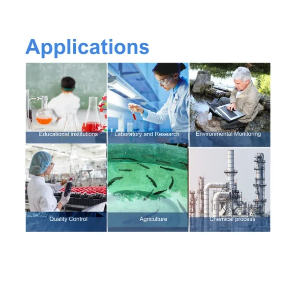 Benchtop pH meter suitable for lab research, education