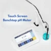 Touch screen benchtop pH meter with 7-inch color display