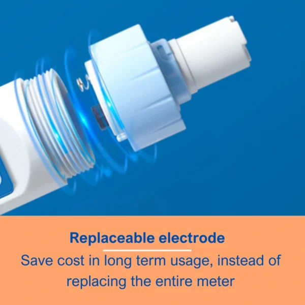 Replaceable ORP electrode with twist-lock design