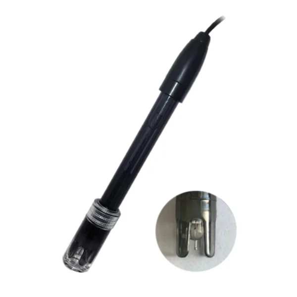 REDOX probe with platinum needle electrode and BNC connector