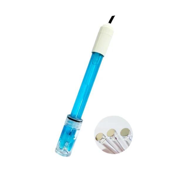 ORP probe with platinum plate and BNC connector