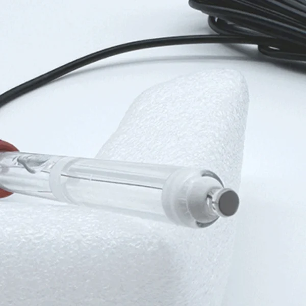 Platinum Disc detail for the Inline Glass ORP Sensor LS908R