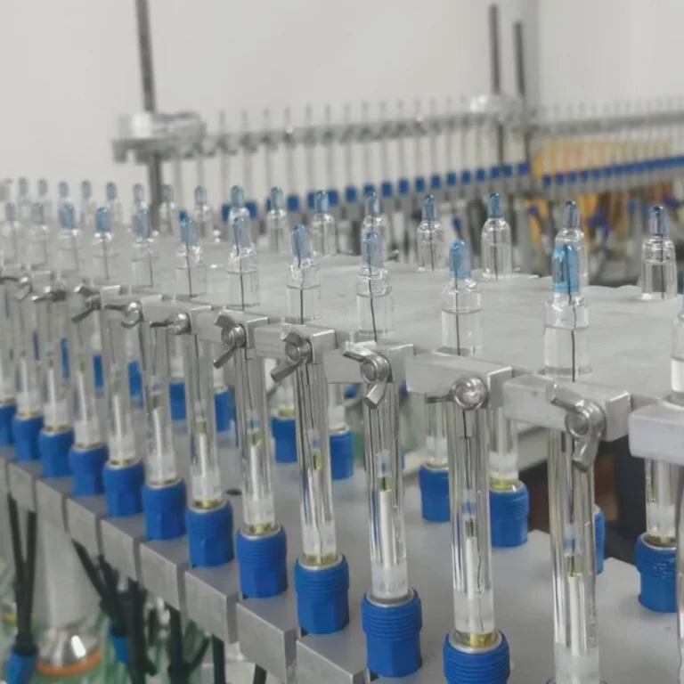 the glass membrane of pH electrode